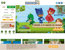Tablet Screenshot of faunia.es